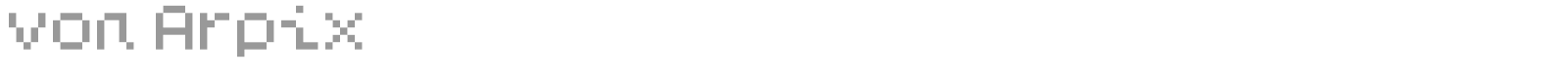 von Arpix font preview