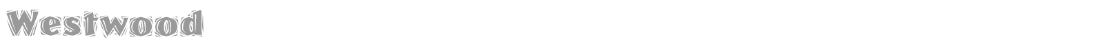 Westwood font preview