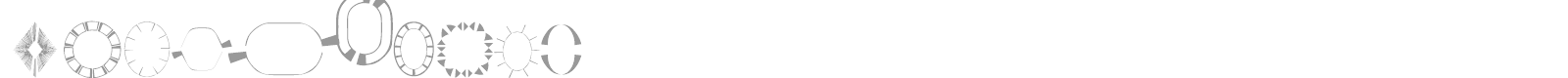 4YEOframes font preview