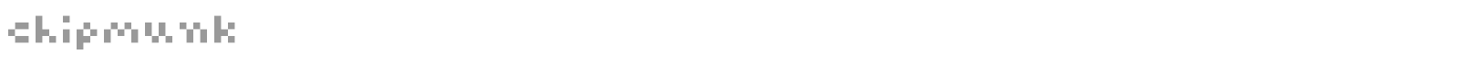 chipmunk font preview