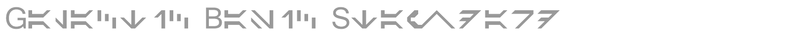 Galactic Basic Standard font preview