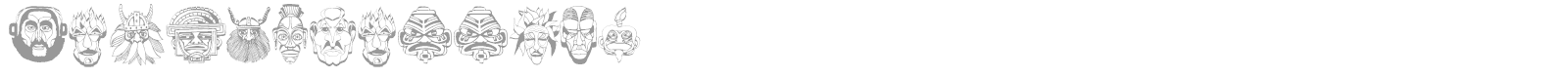 MaskenballTwo font preview