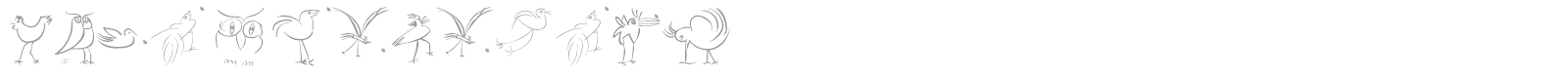 OrnithoLogics font preview