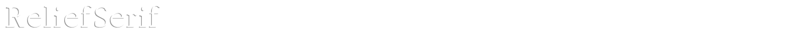 ReliefSerif font preview