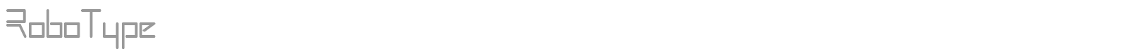 RoboType font preview