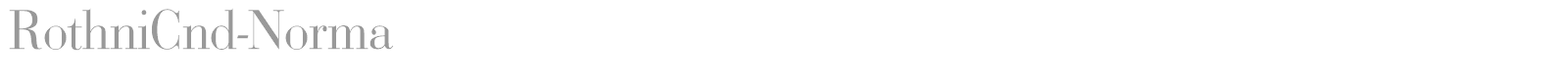 RothniCnd-Norma font preview