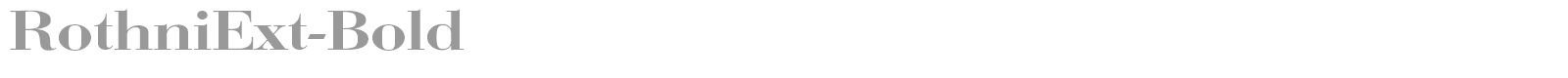 RothniExt-Bold font preview