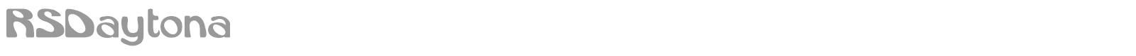 RSDaytona font preview