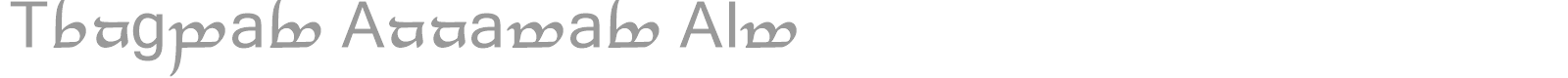 Tengwar Annatar Alt font preview