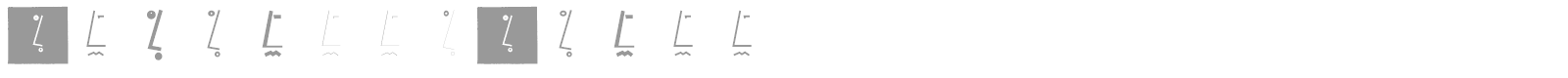 TestroomThree font preview