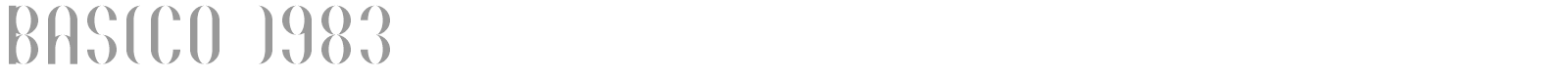 Basico 1983 font preview