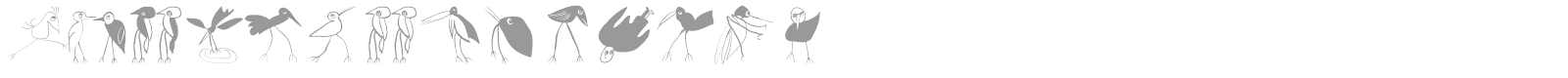 Birds-Relaunch font preview