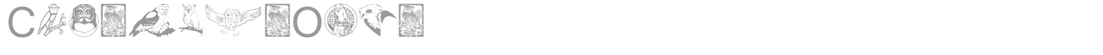 CarstensOwls font preview