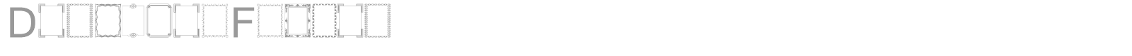 DesignerFrames font preview