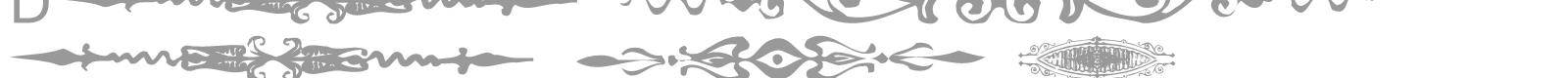 DividersTwo font preview
