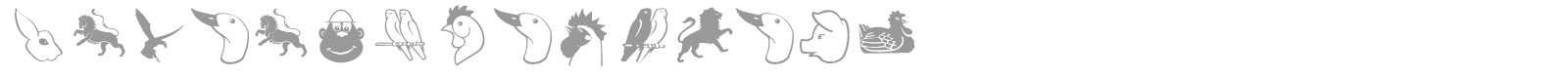 GetierAnimalish font preview