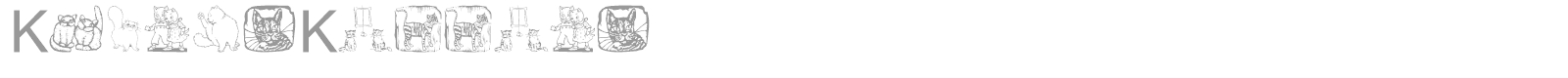 KarensKitties font preview
