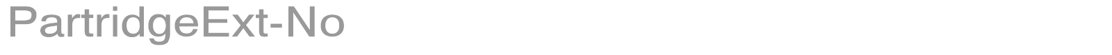 PartridgeExt-No font preview