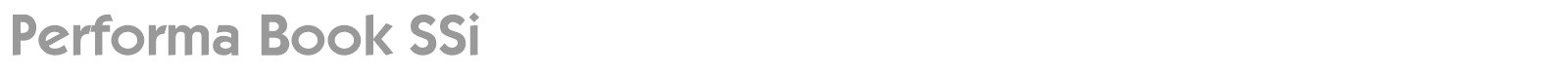Performa Book SSi font preview
