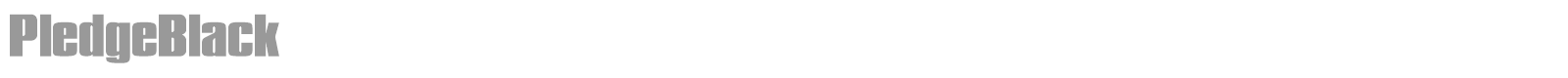 PledgeBlack font preview