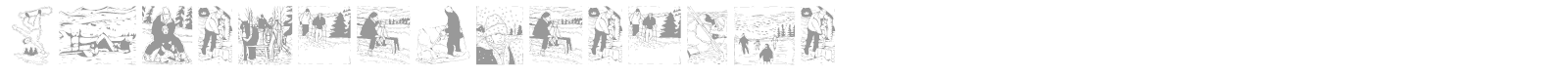 WintersAbstract font preview