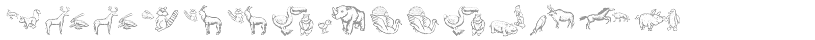 WoodcutMeetings font preview