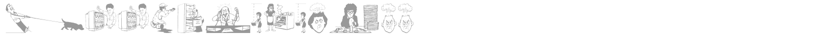 AllThatStress font preview