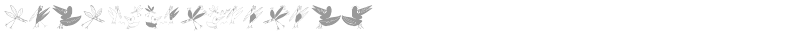 BirdsEtcetera font preview