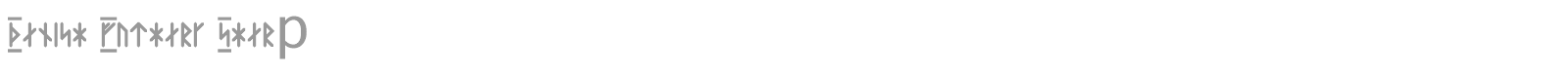 Danish Futhark Sharp font preview