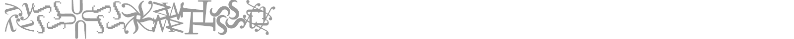 DementiaB font preview