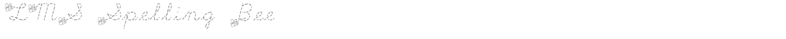 LMS Spelling Bee font preview