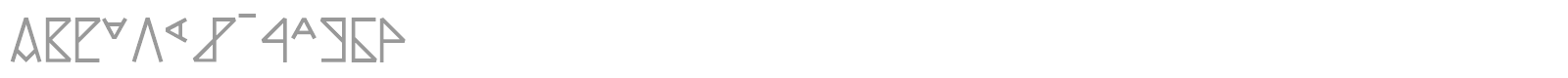 MKRunes-Light font preview