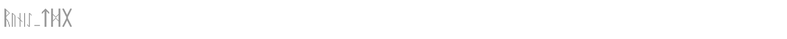 Runic_TDG font preview