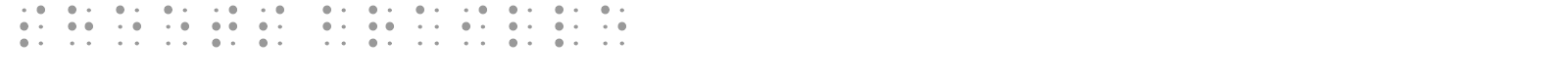 Sheets Braille font preview