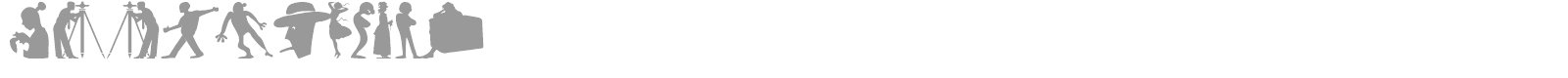 SilhouFaces font preview
