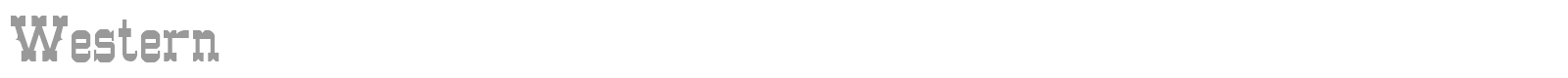 Western font preview