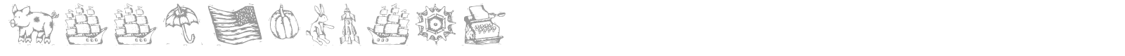 WoodcutsOne font preview