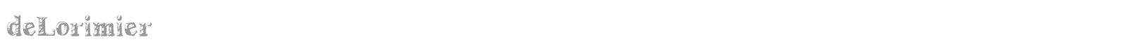 CF De Lorimier font preview