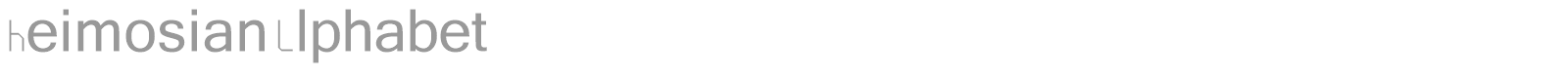 Deimosian Alphabet font preview