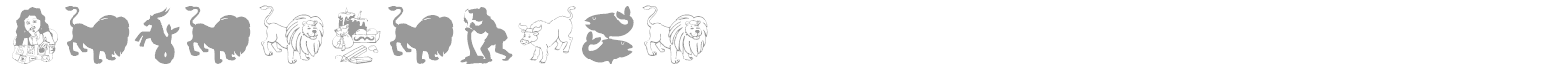 HorosCopies font preview