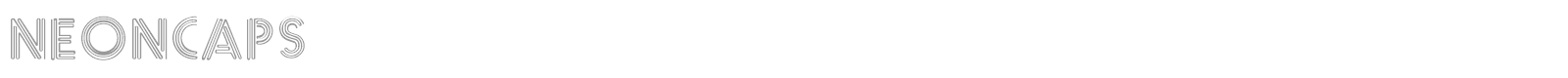 NeonCaps font preview