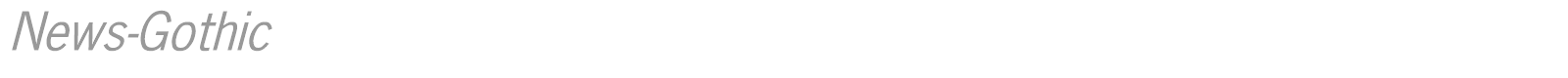 News-Gothic font preview