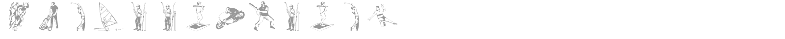 OutdoorSports font preview