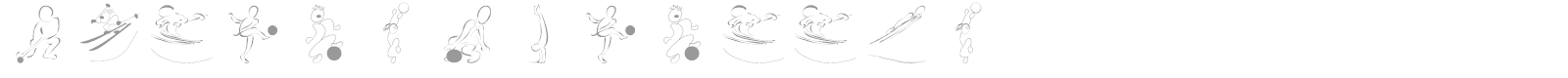 SportsCartoons font preview