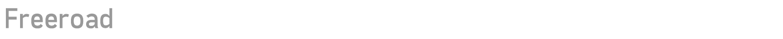 Freeroad font preview