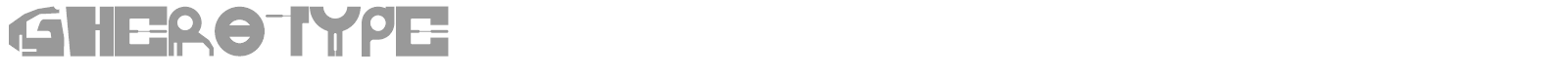 GHEROTYPE font preview