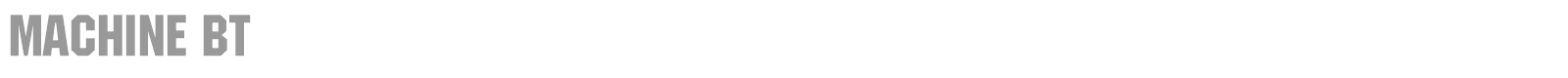 Machine BT font preview