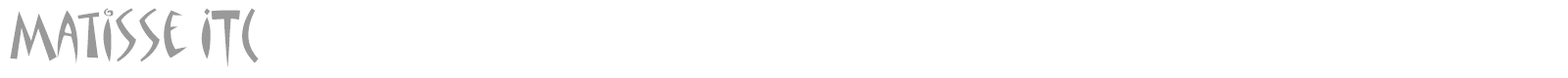 Matisse ITC font preview