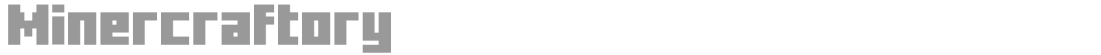 Minercraftory font preview