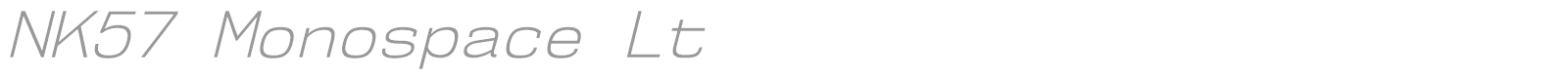 NK57 Monospace font preview